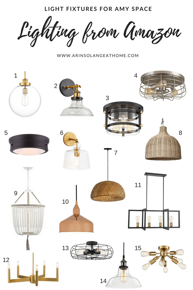 Lighting from Amazon arinsolangeathome